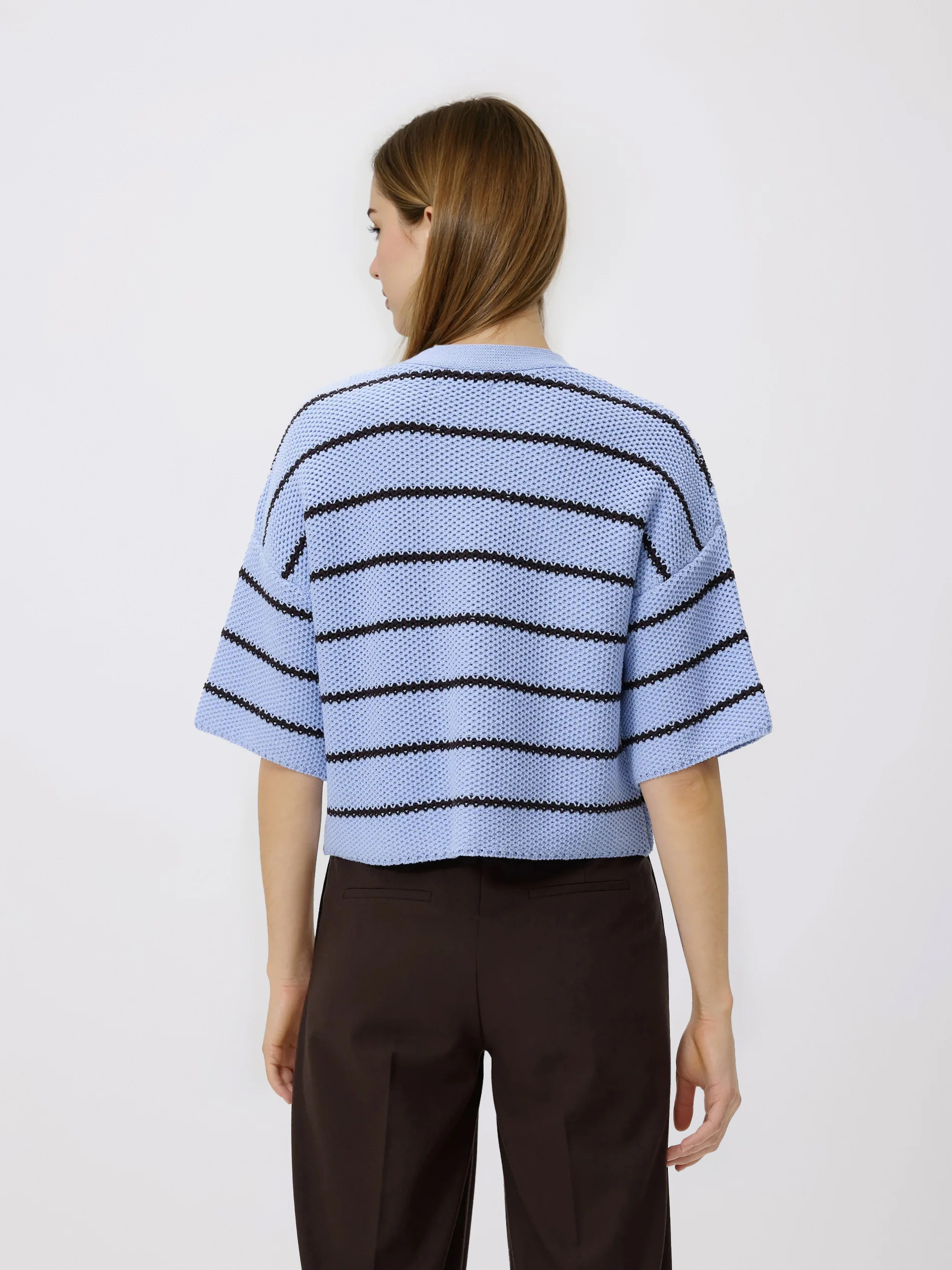 Gestreifter Cardigan