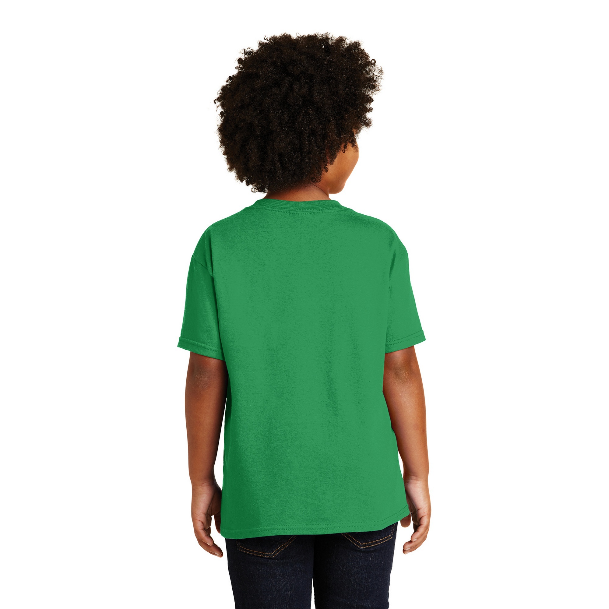 Camiseta básica de manga curta em algodão grosso (pacote com 2)