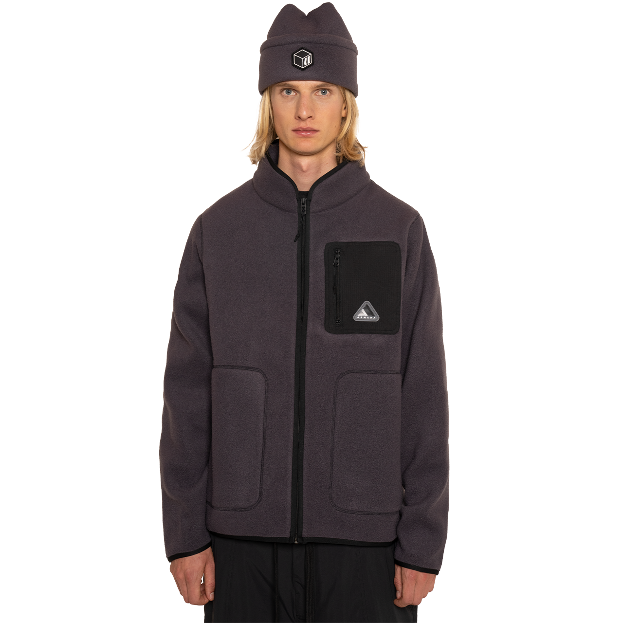 Armada Skiwear Fleece Jacke LEDGER anthracite-black | Midlayer & Fleecejacken | Skibekleidung | Herren | XSPO-Fashion
