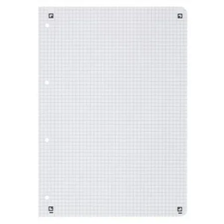 Oxford Touch Collegeblock A4+ L.28 schwarz, 80 Blatt, Doppelspirale, abgerundete Ecken, SCRIBZEE®, Optik Paper®