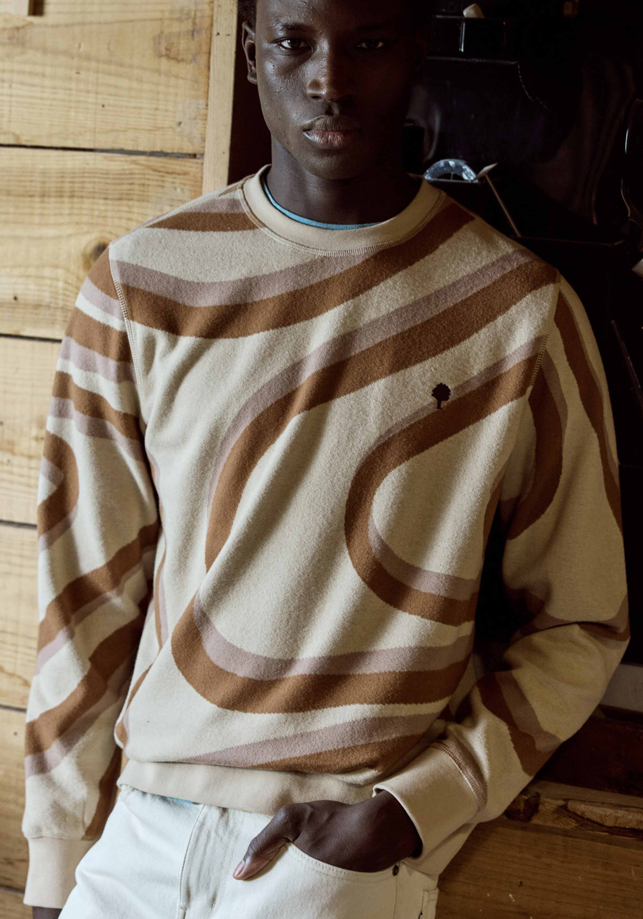 Faguo Pullover Bussy Sweat Knit Mushroom/Tawny