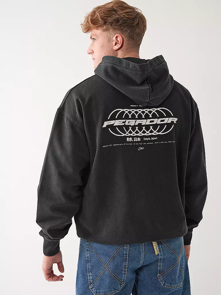 PEGADOR Kapuzensweater - Hoodie LANCE schwarz