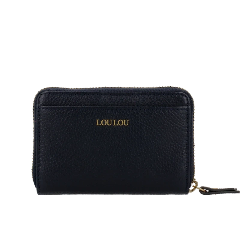 LouLou Essentiels Portemonnee RFID Petit Emilie Dark Blue