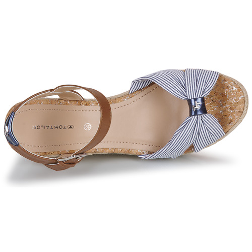 Tom Tailor - 5390211 - Bleu / Marron / Blanc