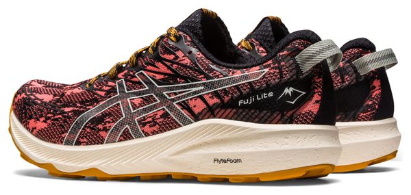 Chaussures de Trail Running Asics Fuji Lite 3 Rose Noir Femme