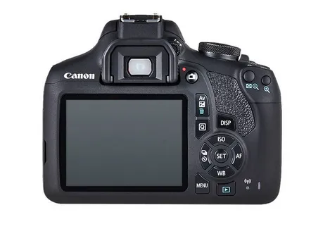 Canon EOS 2000D - Digitalkamera - SLR - 24.1 MP - APS-C - 1080p / 30 fps - 3x optisk zoom EF-S 18-55 mm IS STM og EF 50 mm f/1.8 STM objektiver - Wi-Fi, NFC