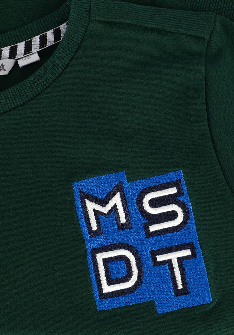 MOODSTREET donkergroene moodstreet sweater m208-6381
