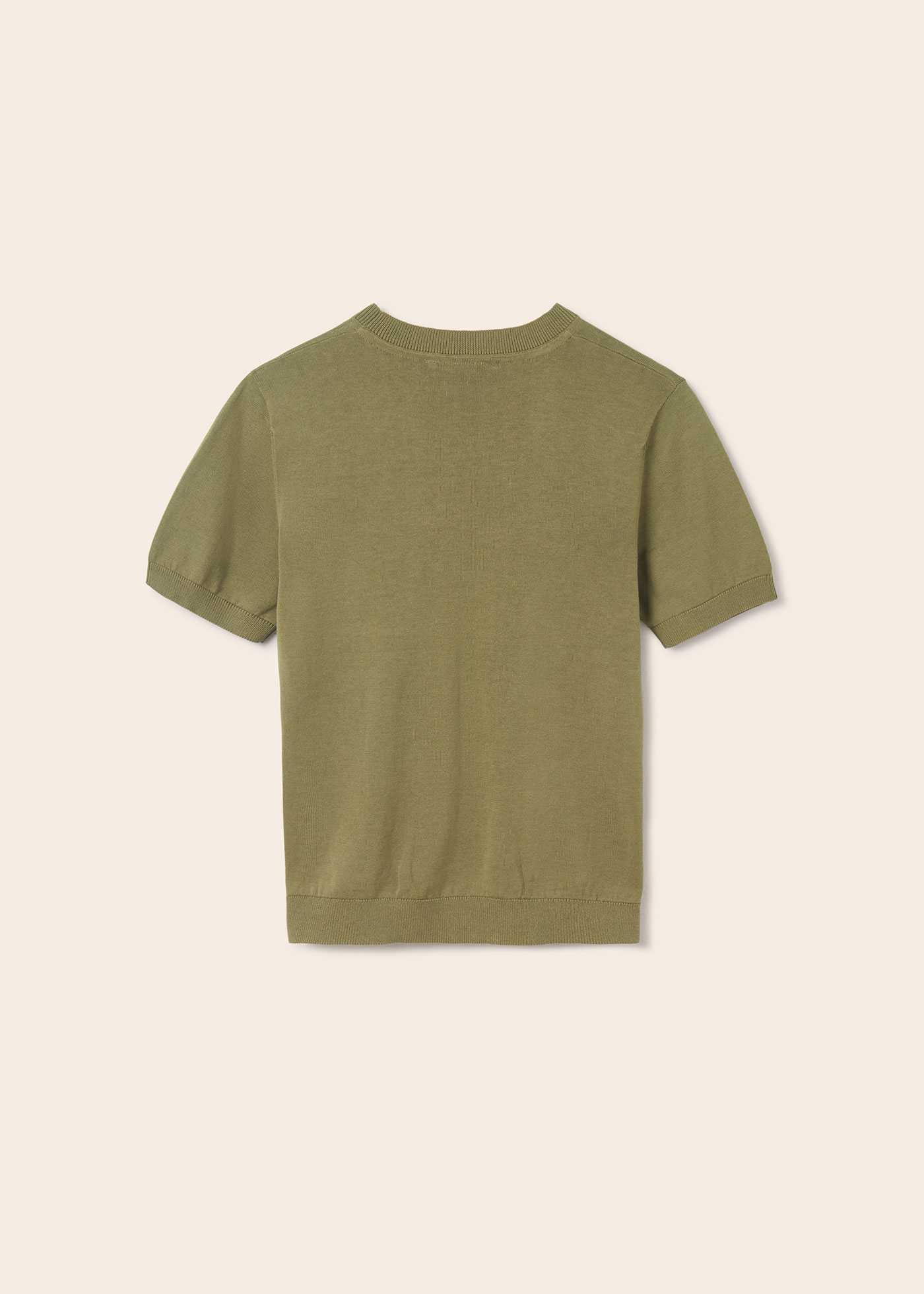 Camiseta de manga curta em algodão sustentável para meninos