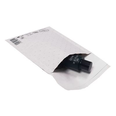 E.PACK La Couronne - 50 Pochettes bulles d'air papier 240x340mm - Bicouche 100 gr - kraft blanc - bande auto-adhésive