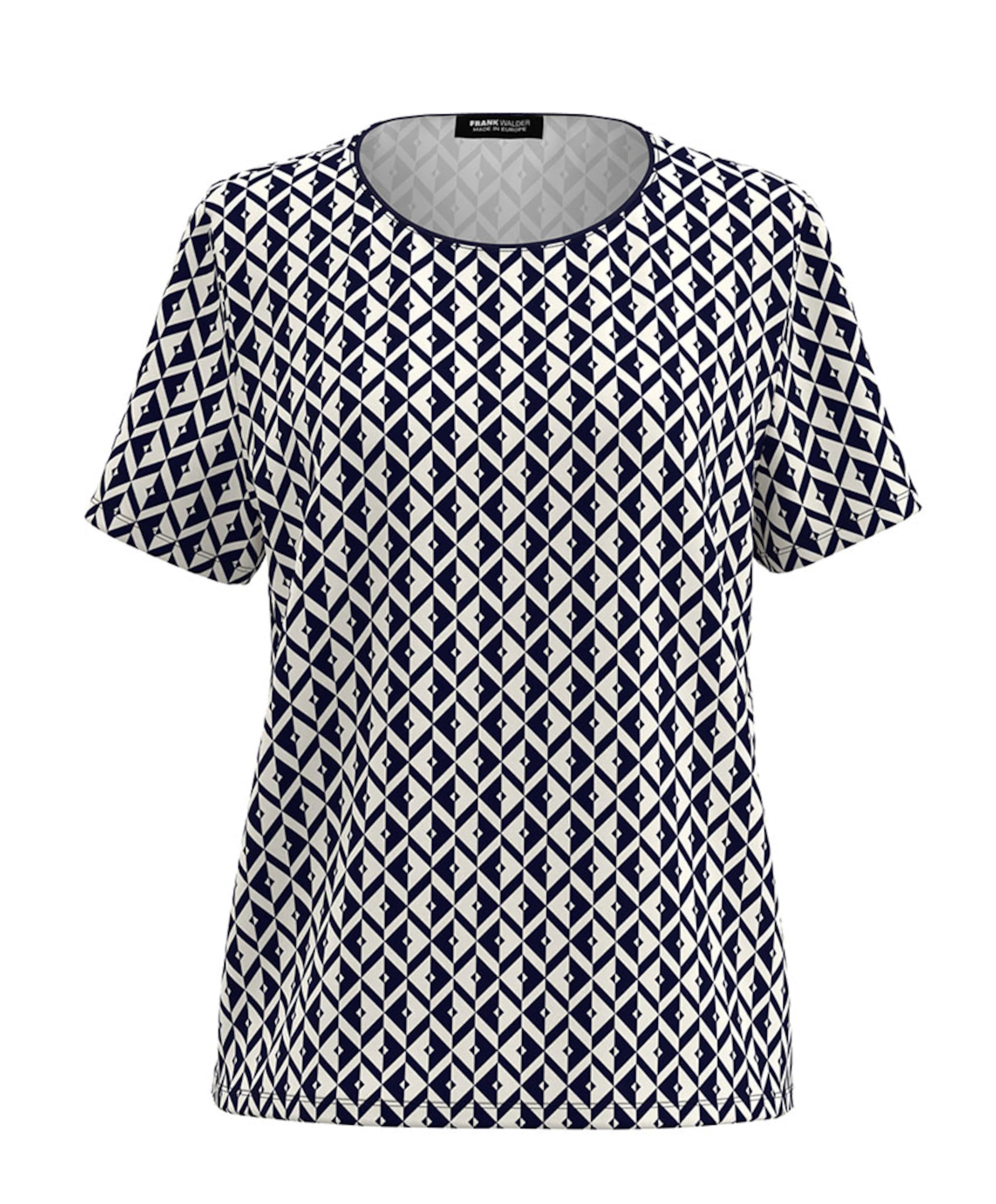 Frank Walder Dames T-shirt blauw