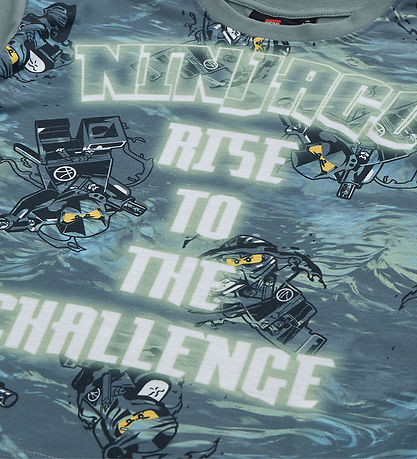LEGO® Ninjago T-Shirt - LwTaffy 308 - Hellgrün m. Print