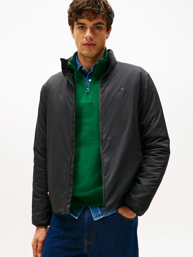 Tommy Hilfiger Blouson »LIGHTWEIGHT« Freizeitjacke, Übergangsjacke mit Stehkragen