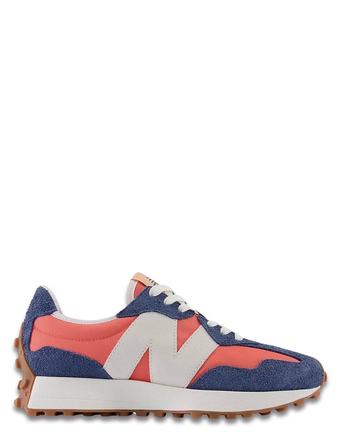 new balance Sneakers Femme 327 Bleu/Rouge Daim