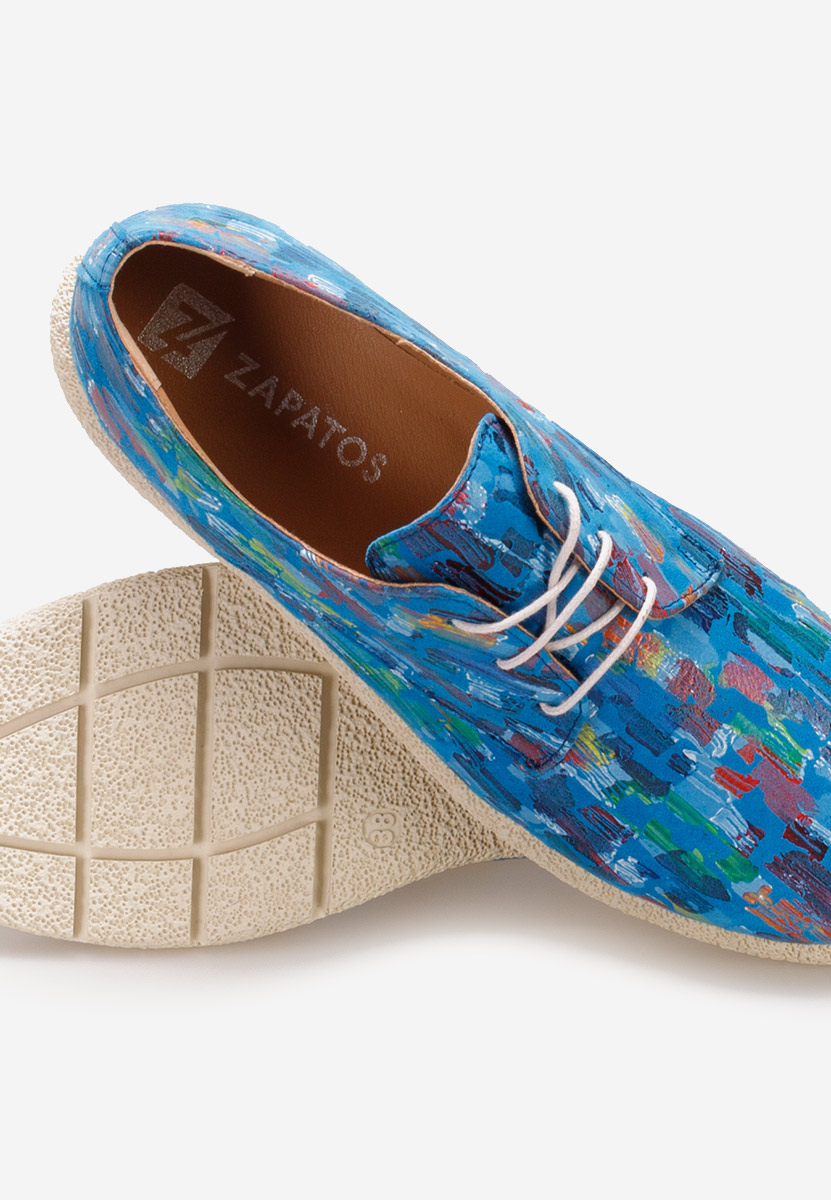 Chaussures derby en cuir multicolores Karysa