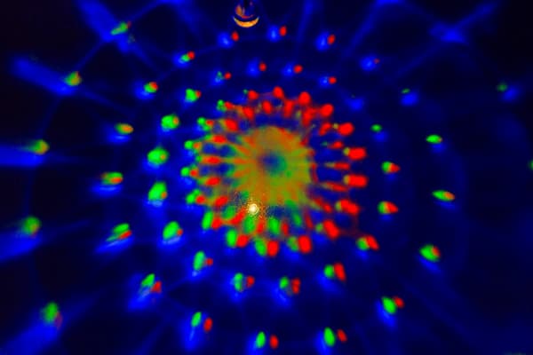 Nøkkelring Diskokule med LED
