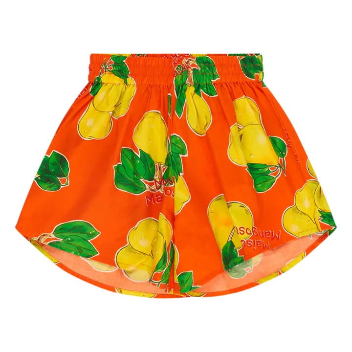 Maison Mangostan Short Peritas | Orange sanguine
