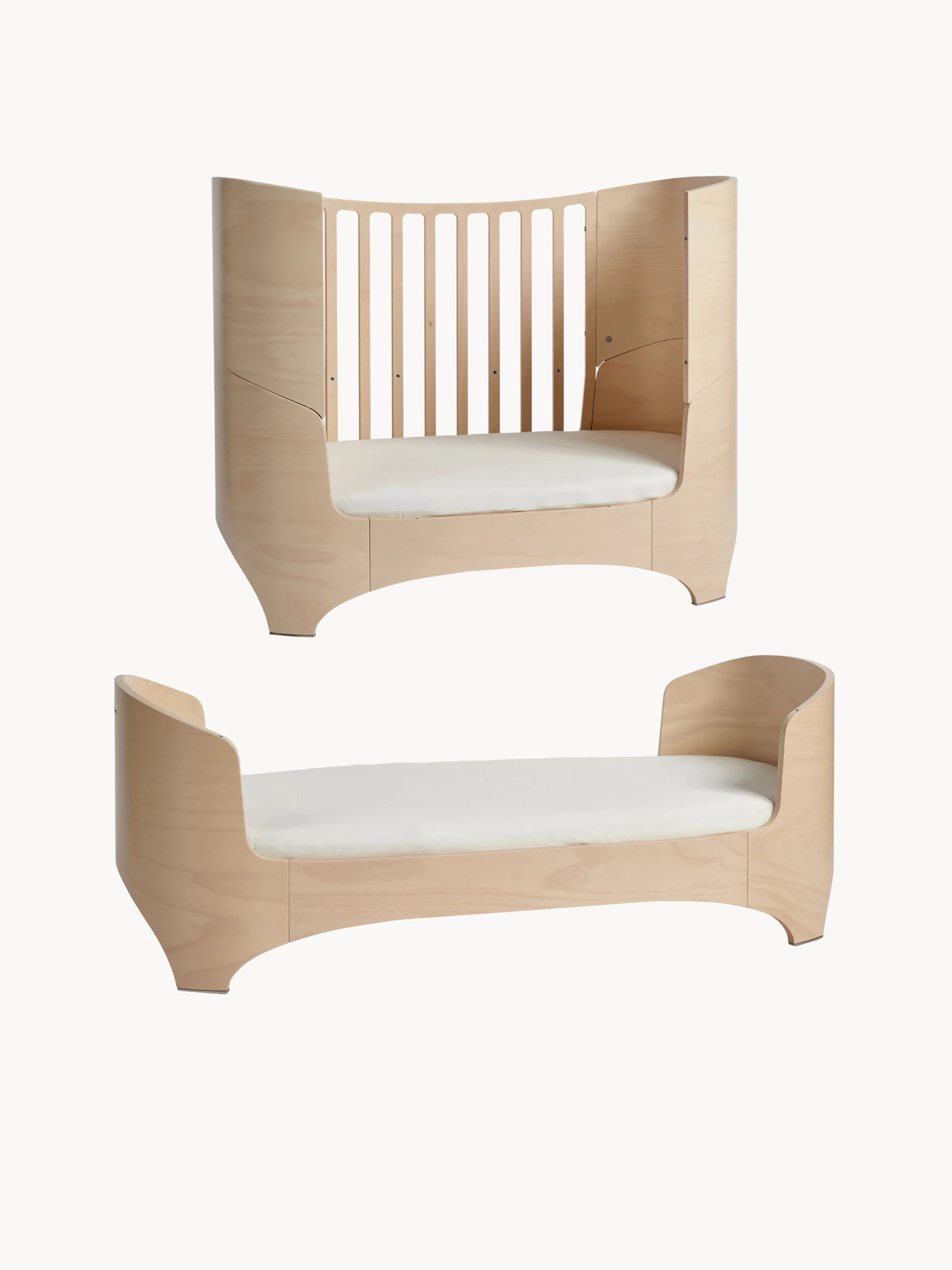 Houten wieg Leander Classic met uitbreiding tot kinderbed, 70 x 150 cm
