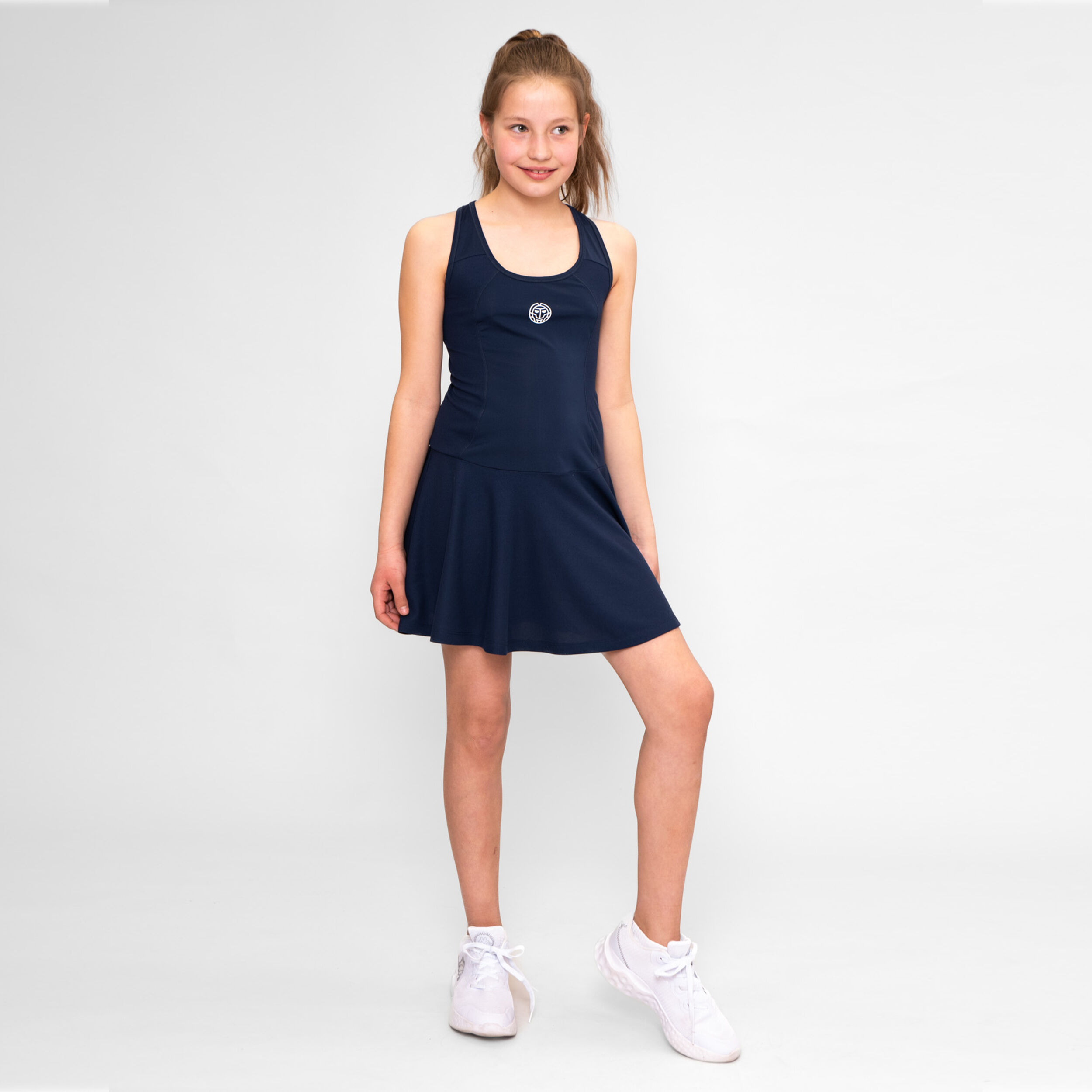 BIDI BADU Crew Robe Filles - Bleu Foncé