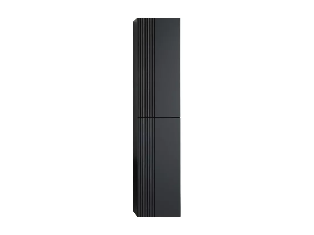 Colonne de rangement 160 cm noir Aqualinea