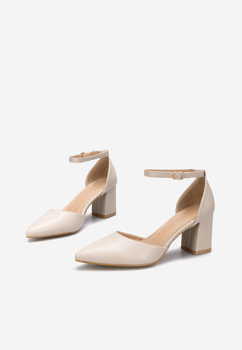 Chaussures à bride beige Alivila