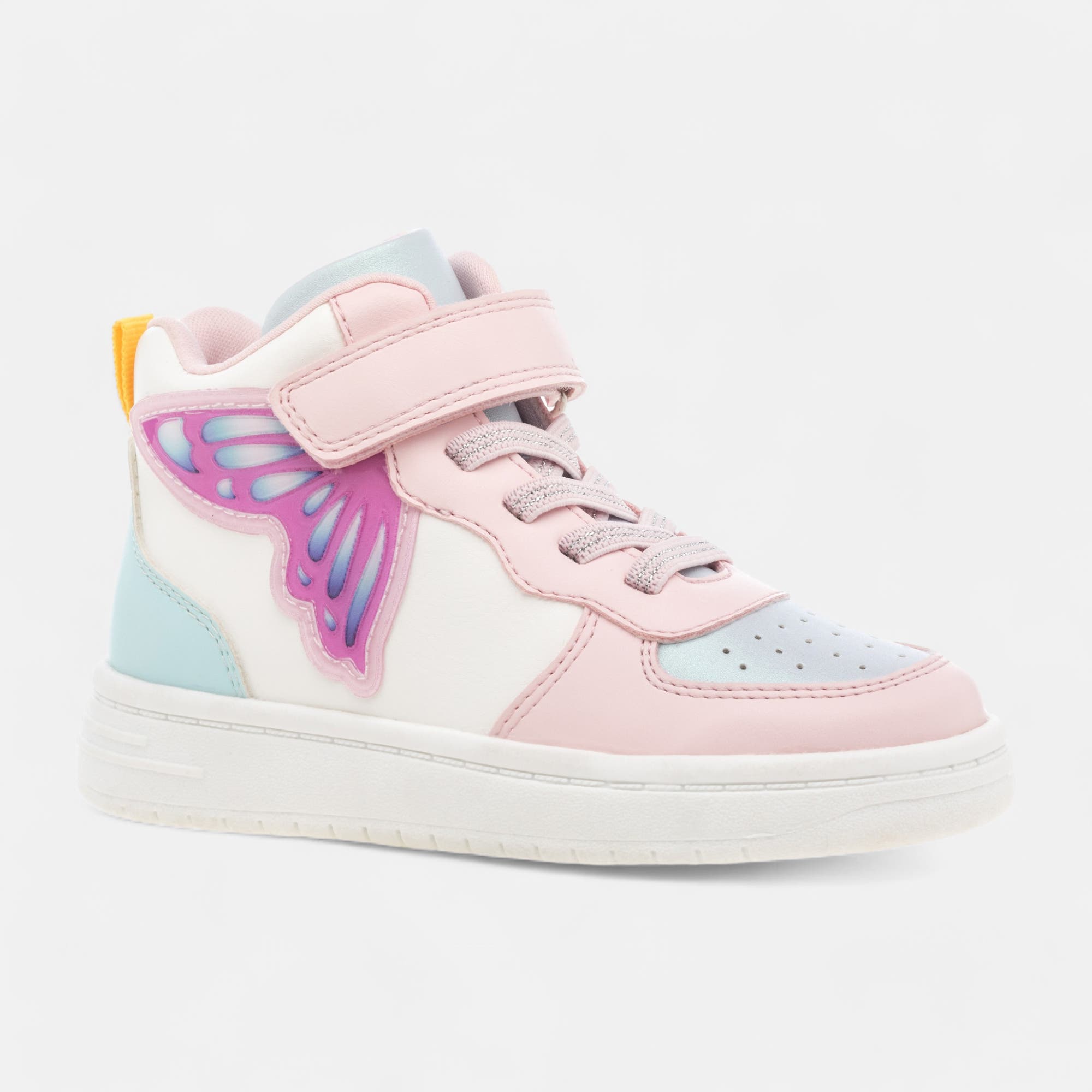 Baskets hautes Fille blanc