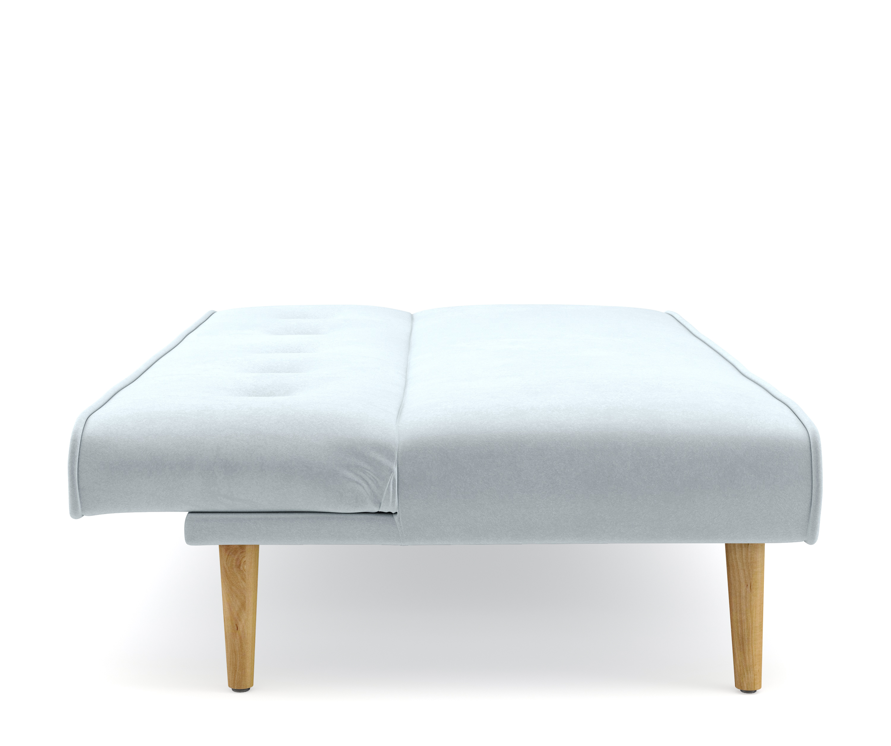 Schlafsofa Samt LEA hellblau