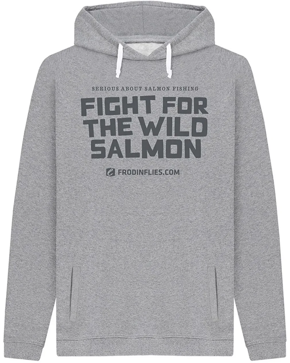 Frodin Flies Frödin Wild Salmon Hoodie Heather Grey Heather Grey
