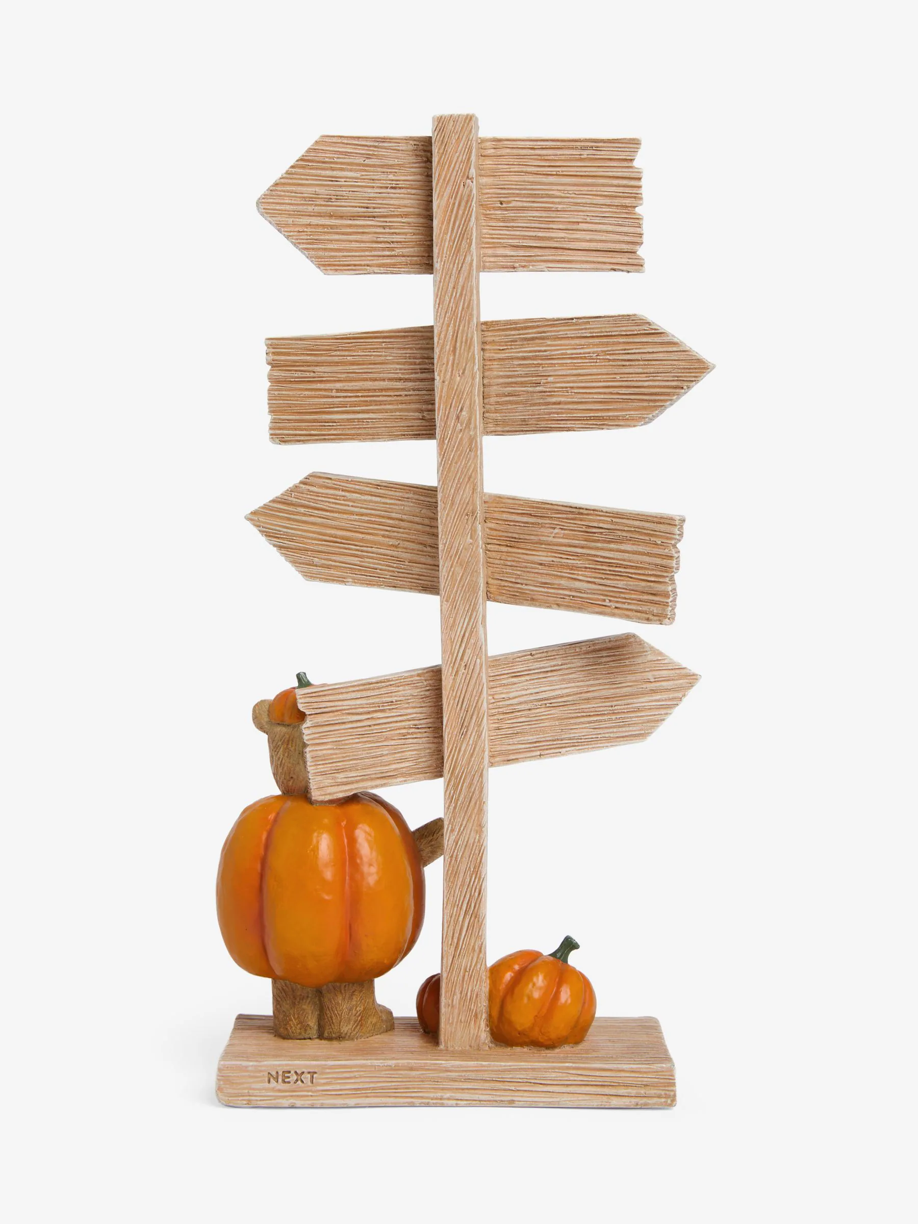 Pompoen Bertie-beer Bord Ornament