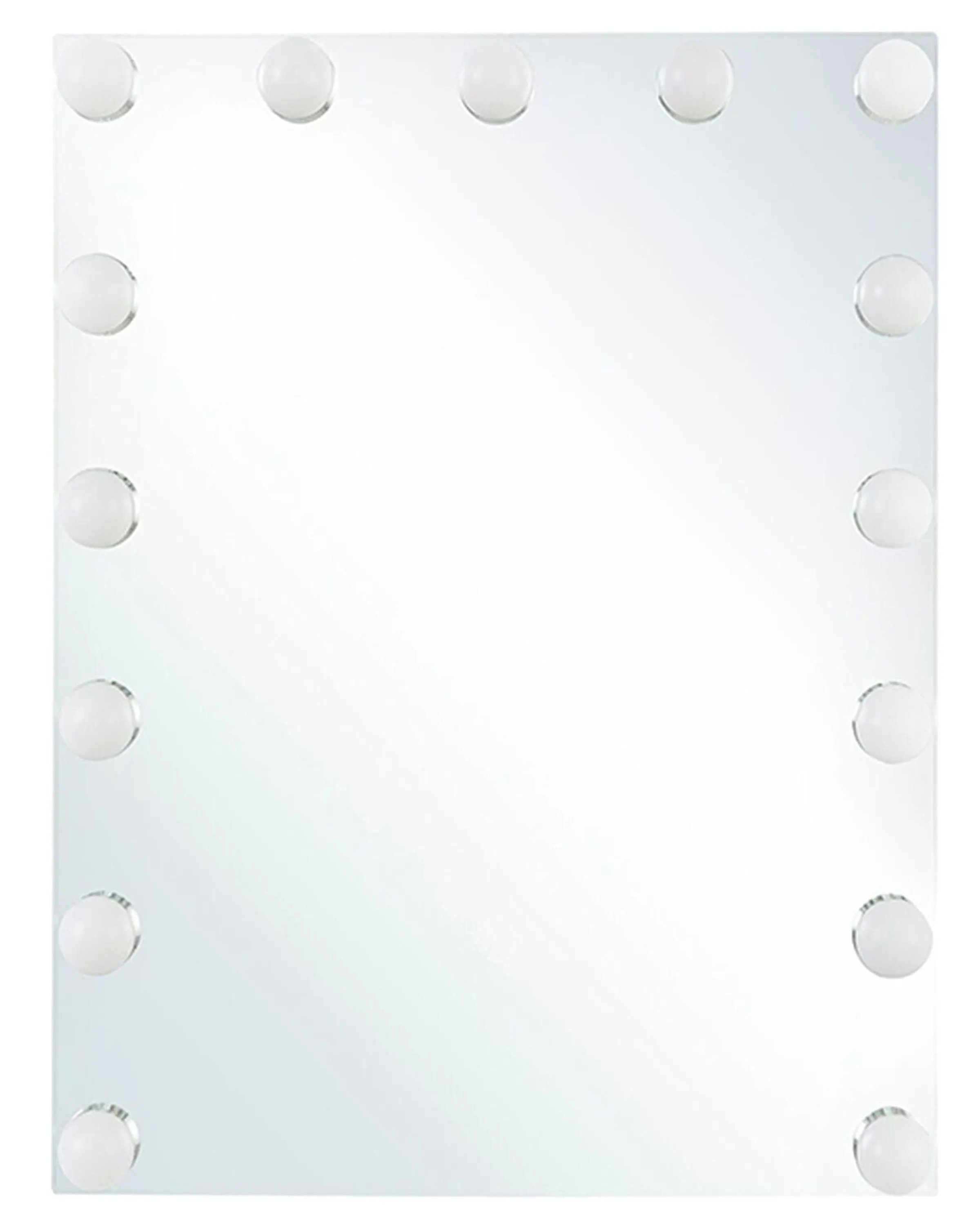 LED badkamerspiegel LUCENAY 40 cm 50 cm Zilver