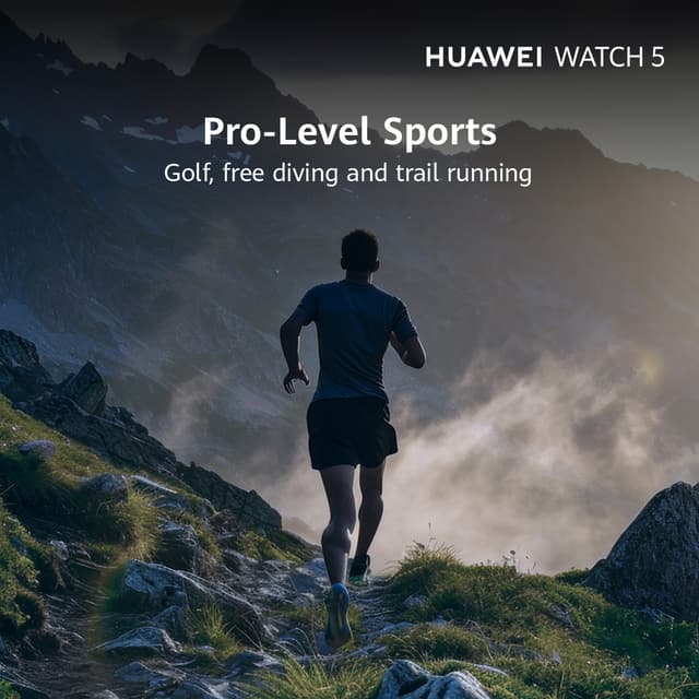 Huawei Watch 5 smartur 46 mm (sølv)