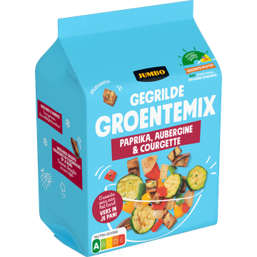 Jumbo Gegrilde Groentemix Paprika, Aubergine & Courgette 450 g