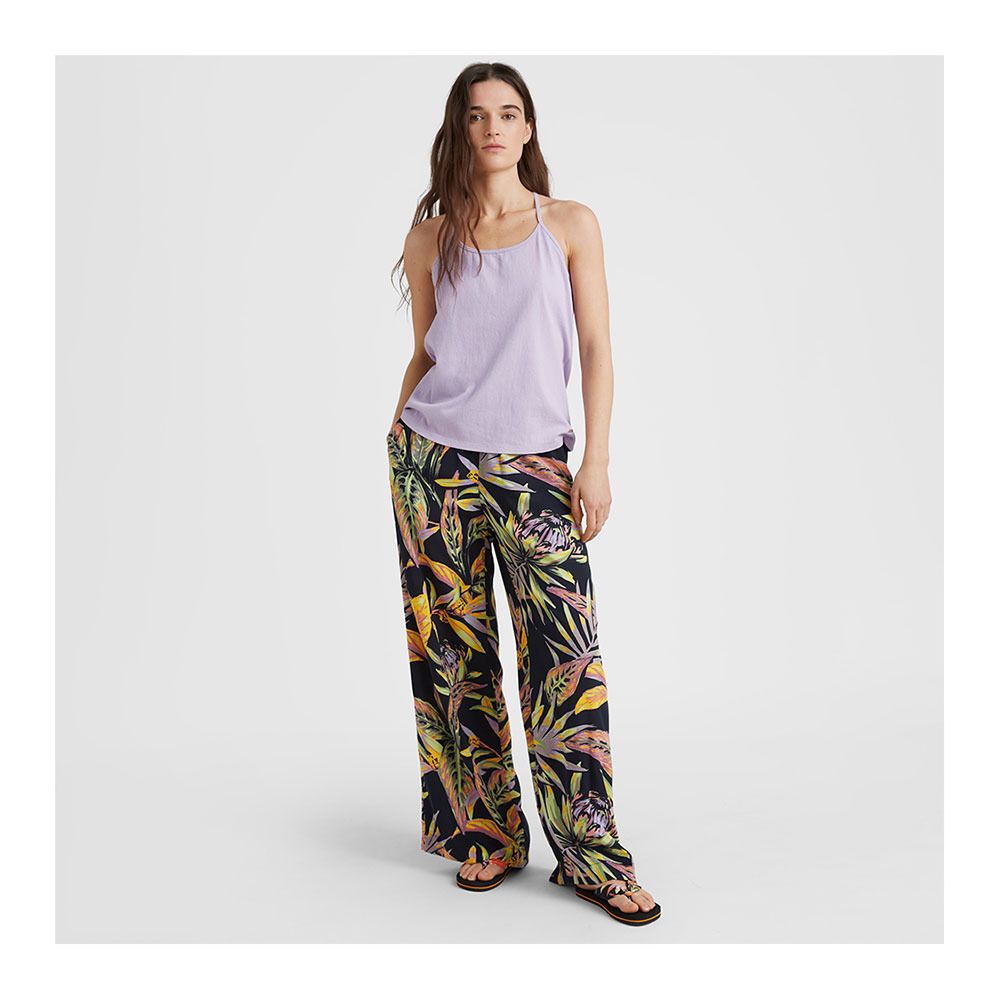 O'Neill MALIA - Pantalon Femme black tropical flower