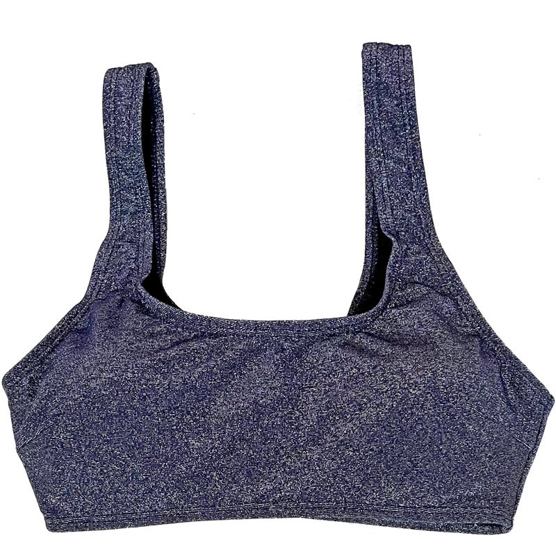 Haut de maillot de bain - Miami  - Blue shiny