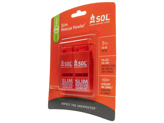 Signaalfluit Slim Rescue Howler 2 Stuks