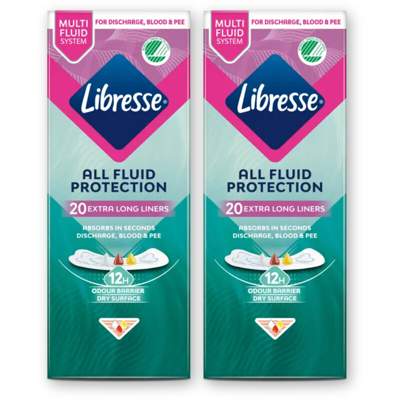 Libresse All fluid protection extra long 2-pack