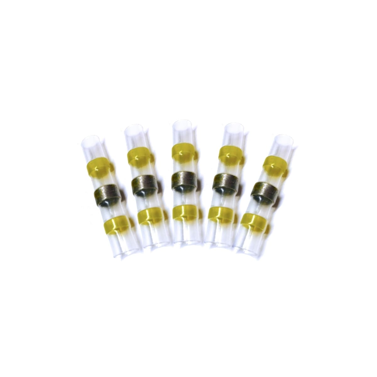 Fuse Lodde og krympekobling - 6.0mm - Gul 5x