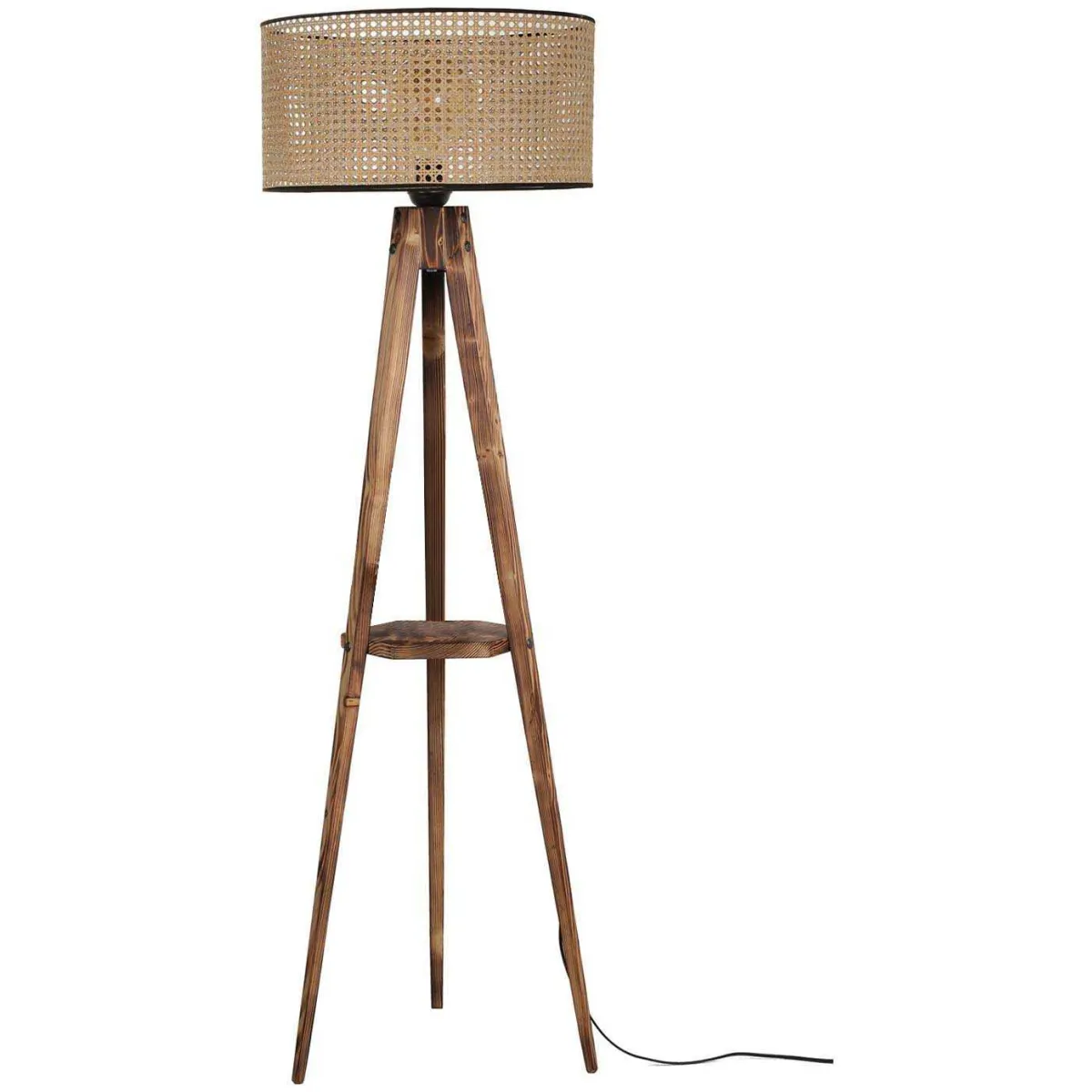 Hanah Home Lampadaire Sehbali Bois