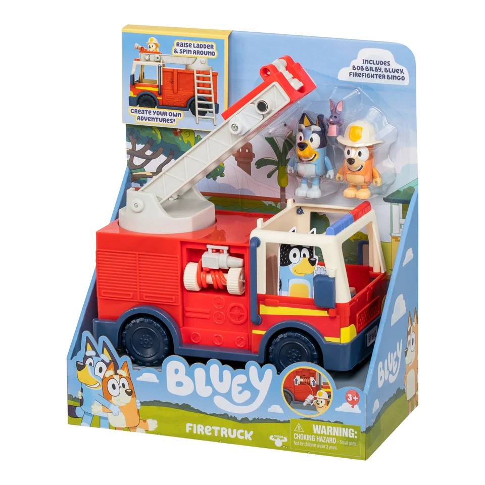 Bluey legesæt med brandbil
