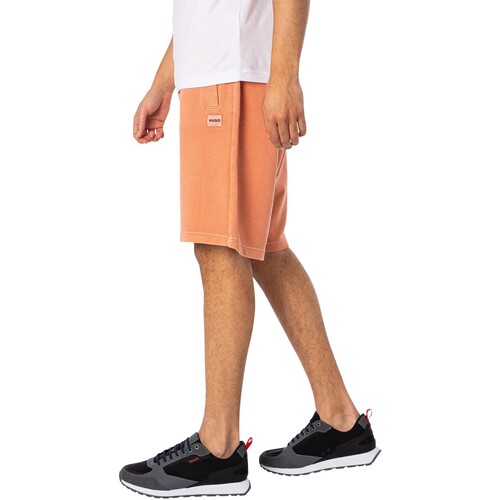 BOSS - Shorts Deportivos Dinezi Rojo