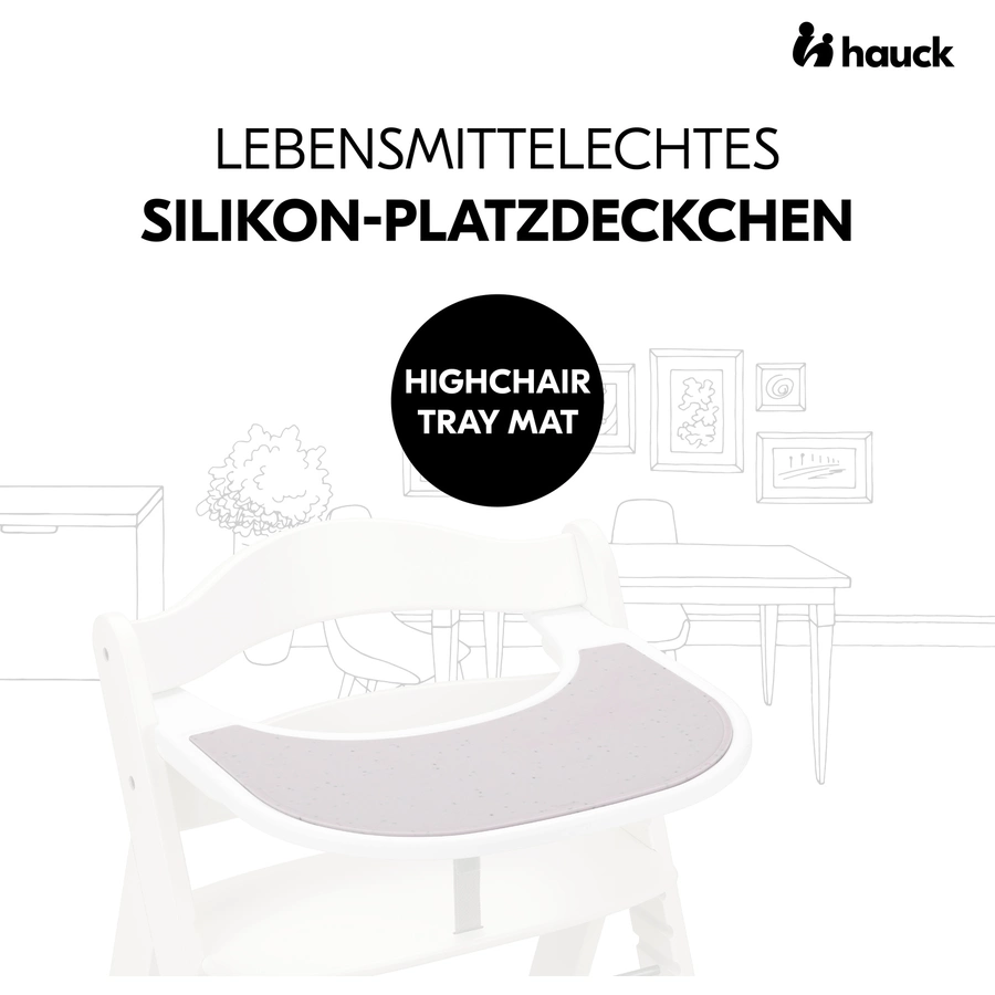 hauck Highchair Tray Beige Speckle