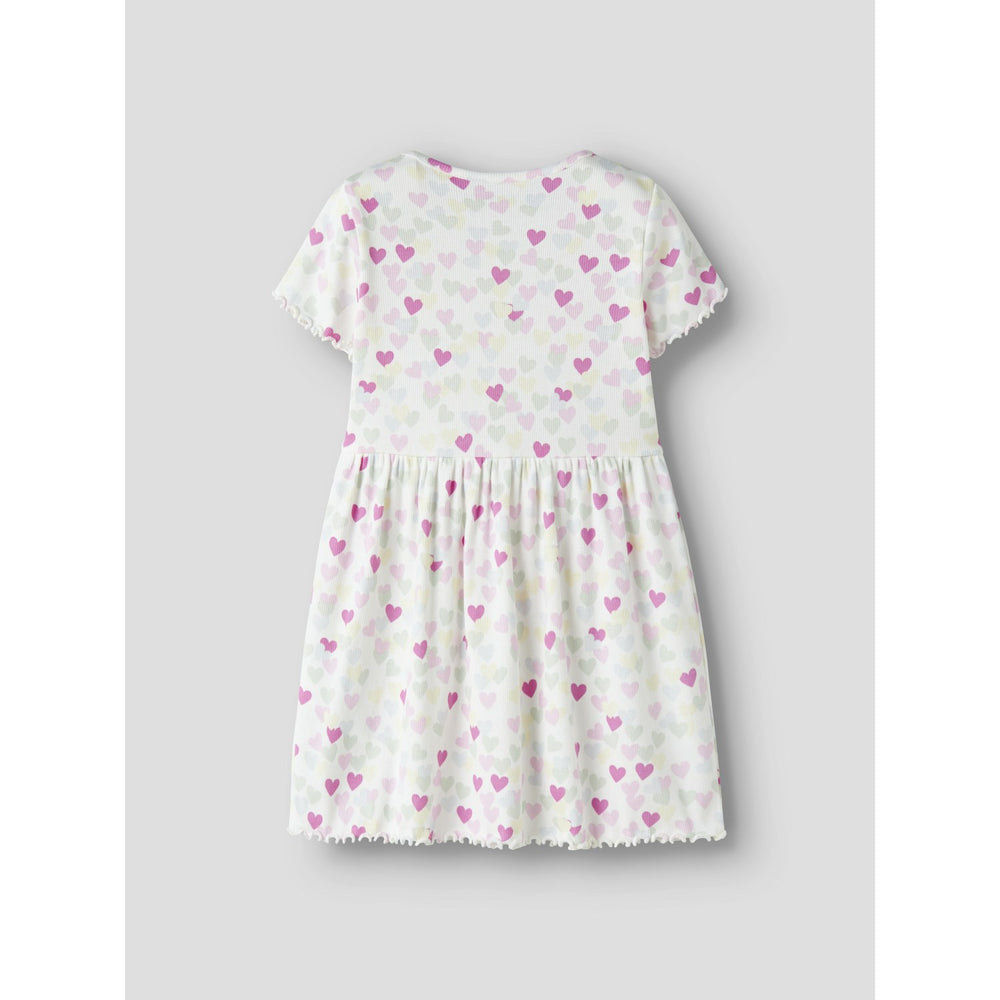 Køb Name It Cloud Dancer Random Hearts Nmfvemia Ss Kjole