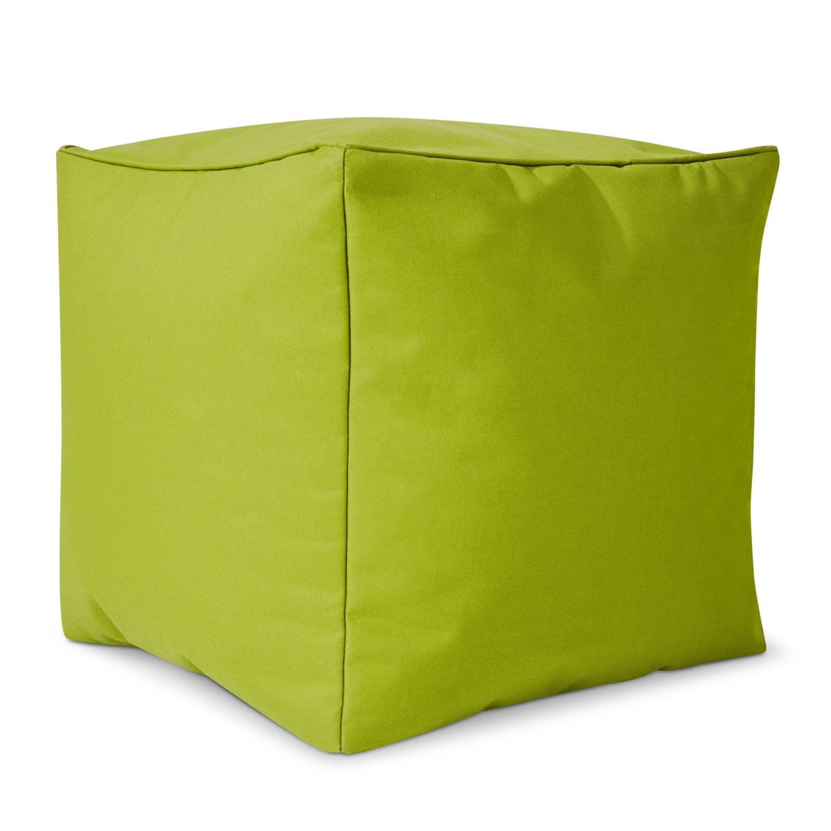 Groene Bean Zitzak Kruk 40x40x40cm met EPS-korrelvulling - Voetenbank Voetkussen Zitpoef voor Zitzakken - Vloerkussen voor Kinderen en Volwassenen - Voetsteun Zitkussen Zitkruk Groen