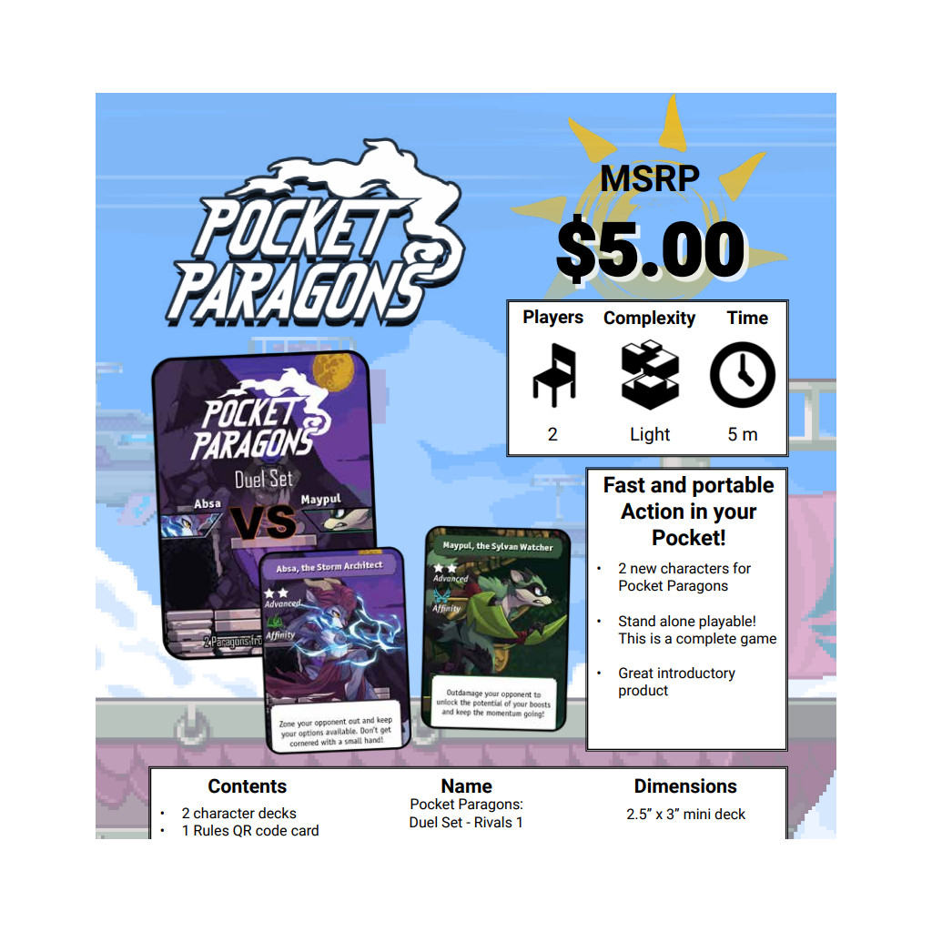 Pocket Paragon: Duel Set Rivals 1