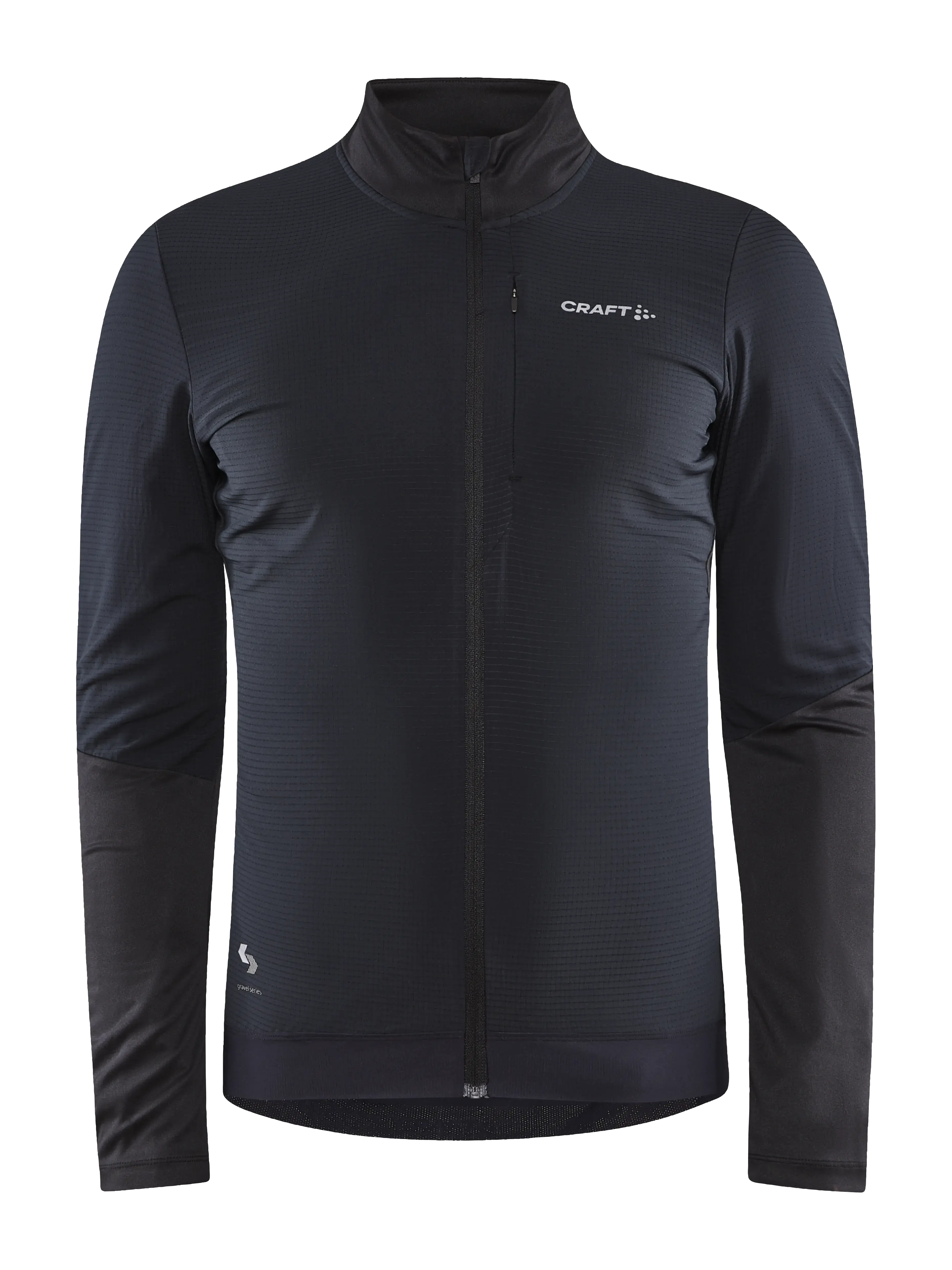Craft Pro Gravel Wind Fietsshirt Lange Mouwen Zwart Heren