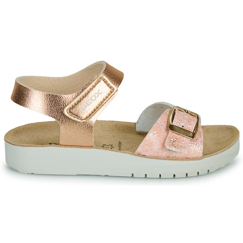Geox - J SANDAL COSTAREI GI - Rose / Doré