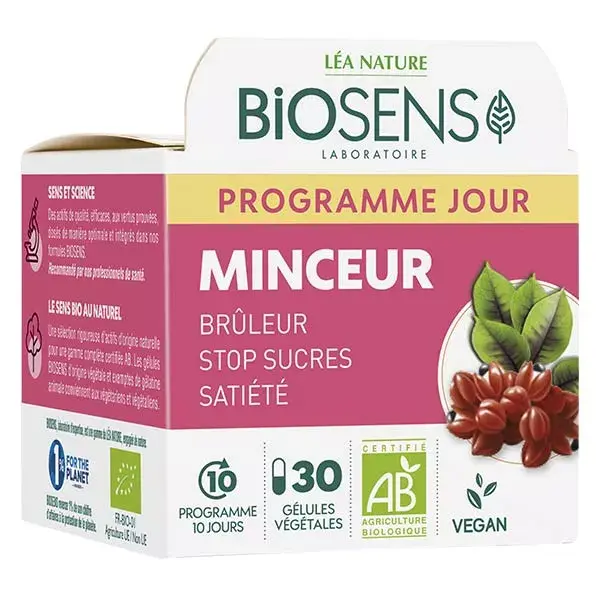 Programa de emagrecimento diário orgânico Biosens - 30 cápsulas vegetais