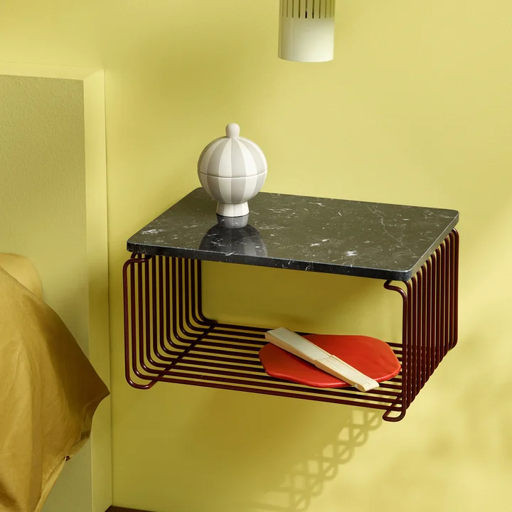 Montana - Panton Wire Half Height Regal 25,7 cm, chrome