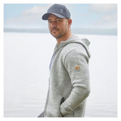 Ivanhoe cardigan Morel Hood Homme pour homme en laine-Gris Argenté Clair