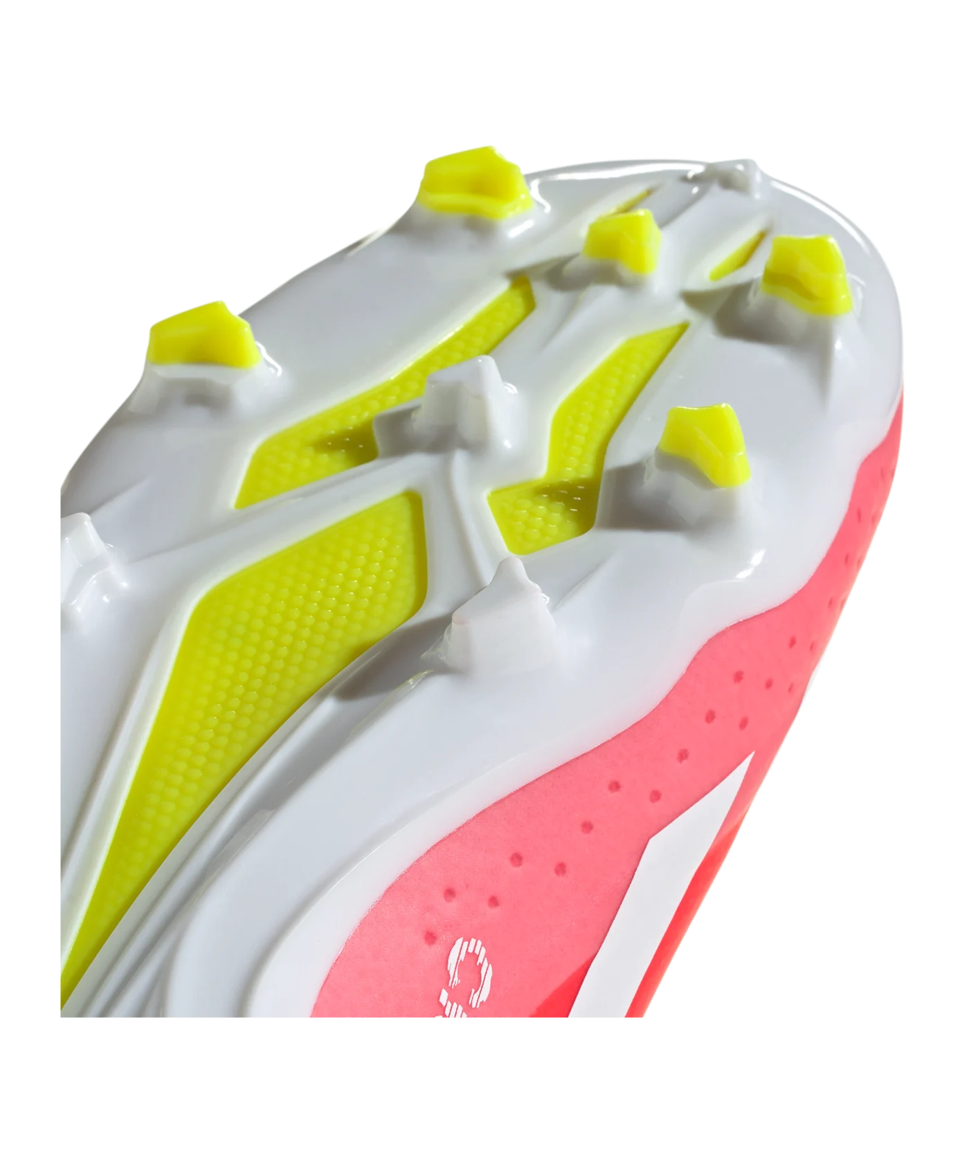 adidas X Crazyfast League FG Kids Energy Citrus Rot Weiss Gelb