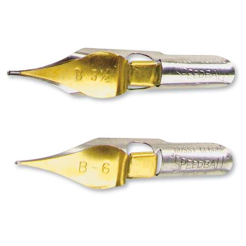 Speedball® B-Serie Schreibfeder 2er-Sets, rund